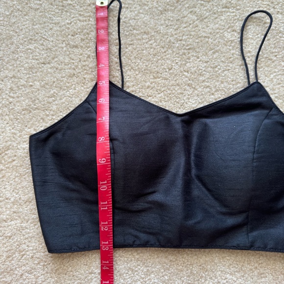 [NEW] Indian Pakistani Lehenga Choli Skirt Blouse Modern Black Gold XS/S - Picture 8 of 11